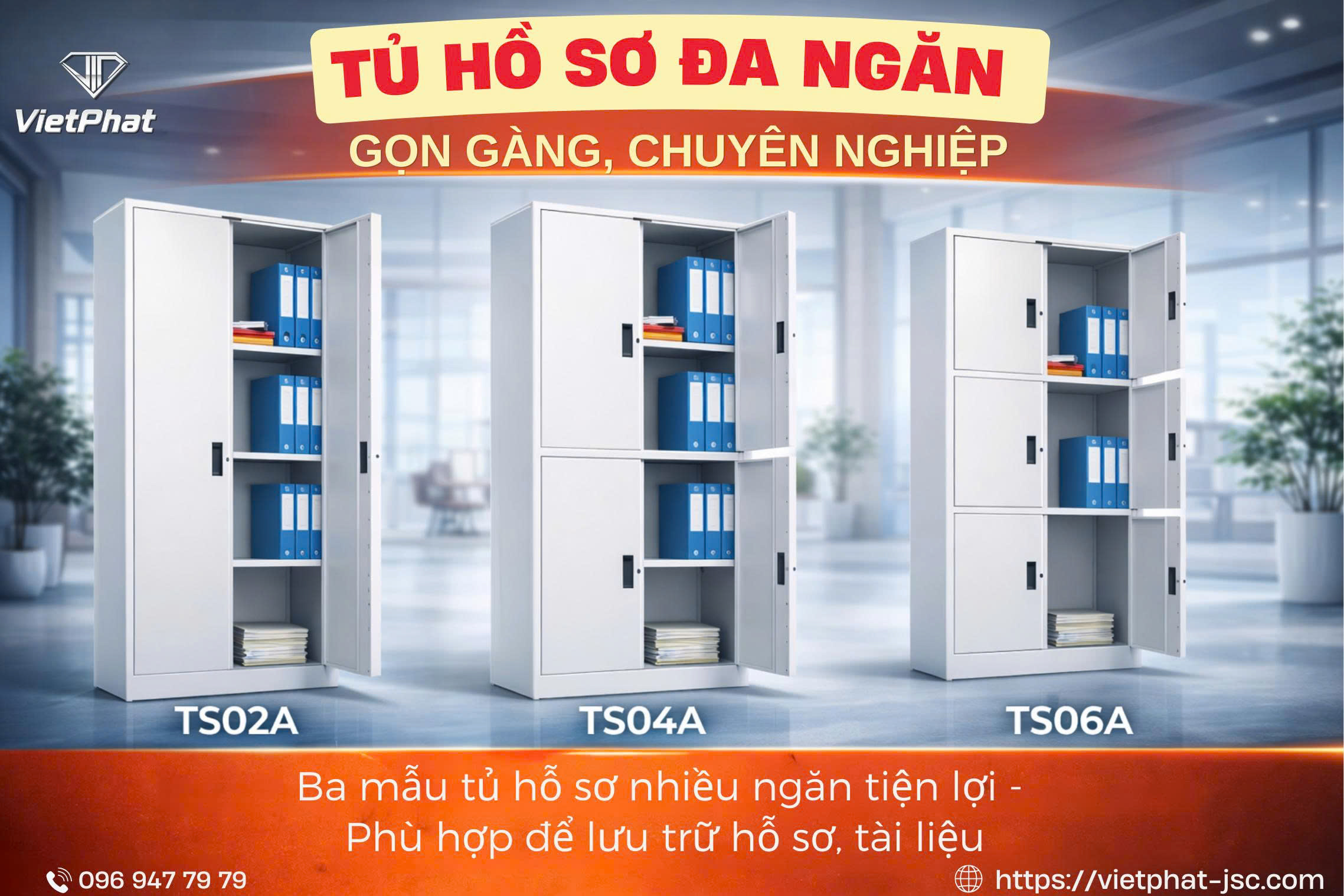 VIỆT PHÁT – TỦ HỒ SƠ ĐA NGĂN CHUYÊN NGHIỆP