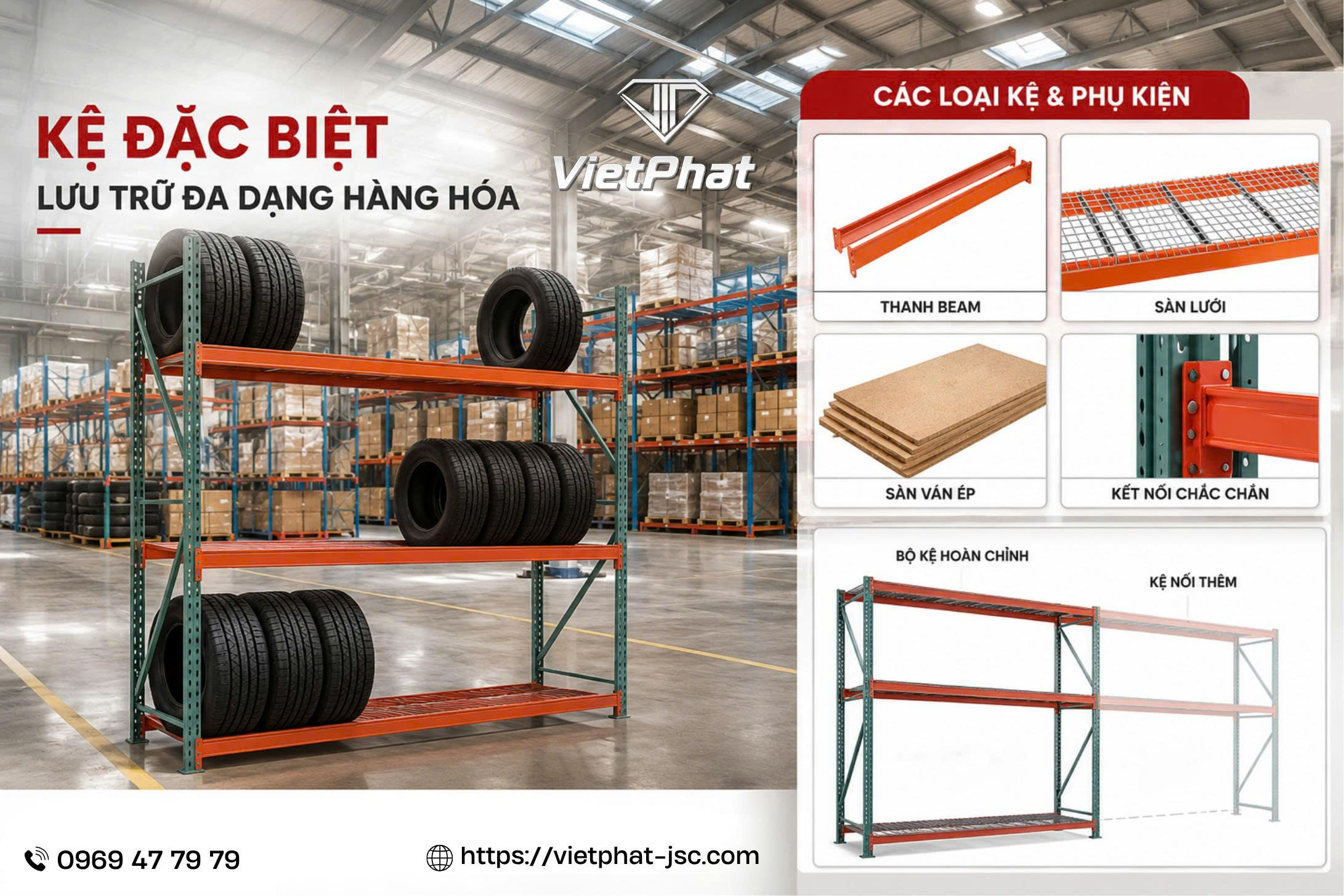 VIỆT PHÁT – TRỰC TIẾP SẢN XUẤT KỆ ĐẶC BIỆT THEO YÊU CẦU